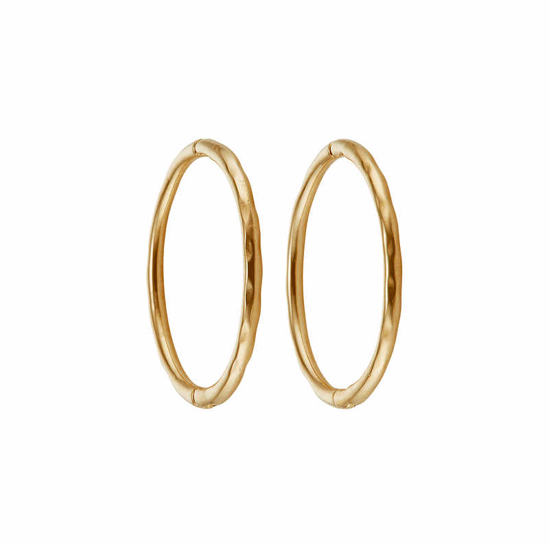 X 0.5ct Old Cut Diamond Drops | LI 12mm Hammered Clicker Hoop Earrings