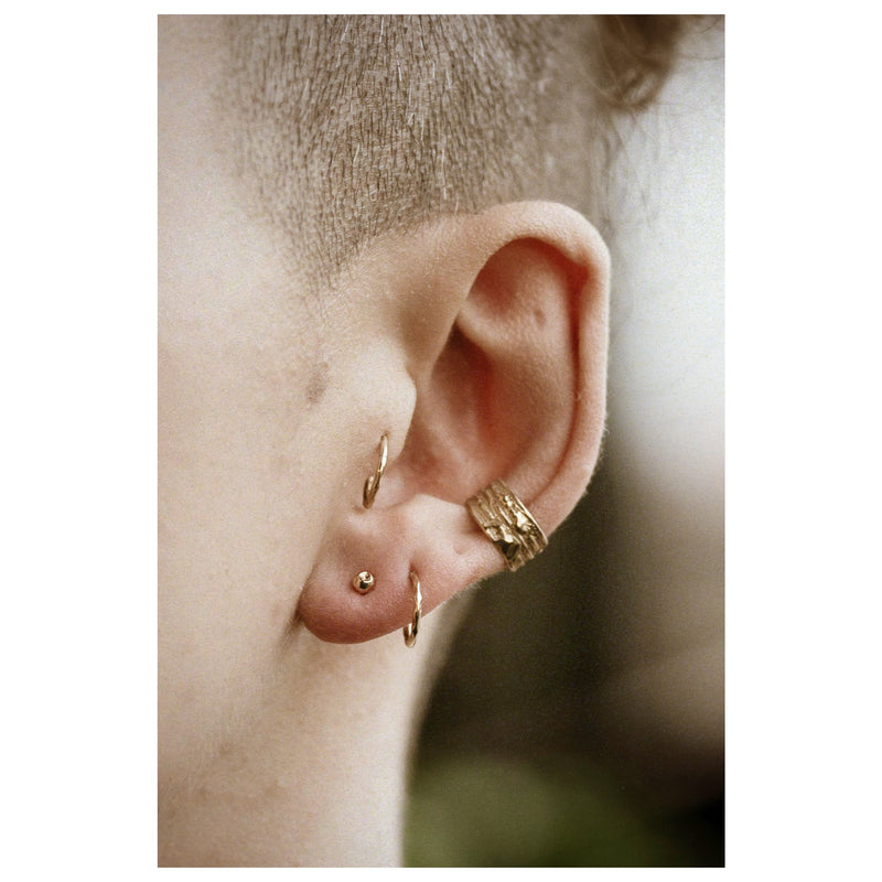 LI Gold Crush Single Earrings - All Sizes