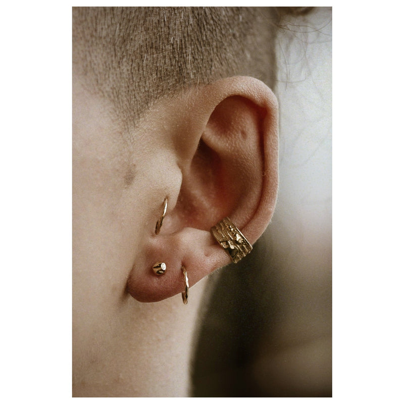 LI Gold Crush Earrings - All Sizes