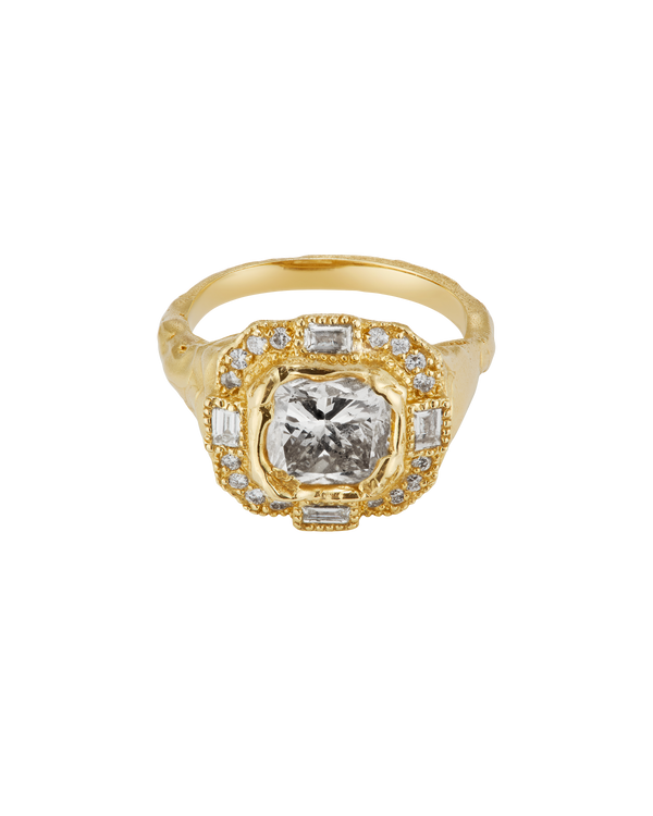 Armach Salt & Pepper Diamond Cocktail Ring