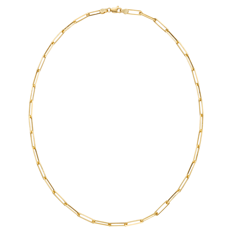 X Gold Link Chain Necklace