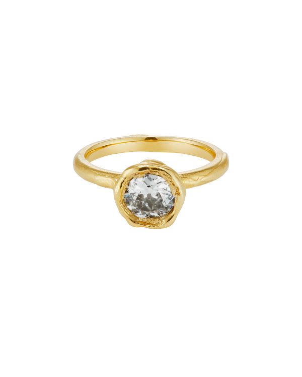 X 1.2ct Old Cut Diamond Organic Engagement Ring I