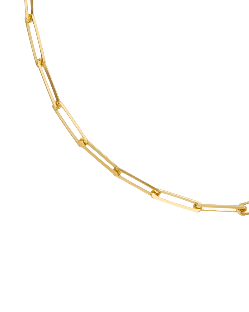 X Gold Link Chain Necklace