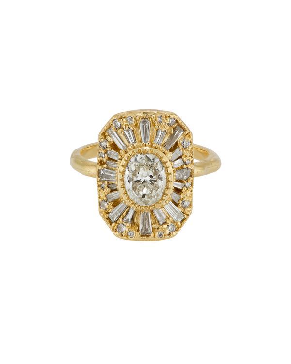 X OOAK White Diamond Legacy Cocktail Ring