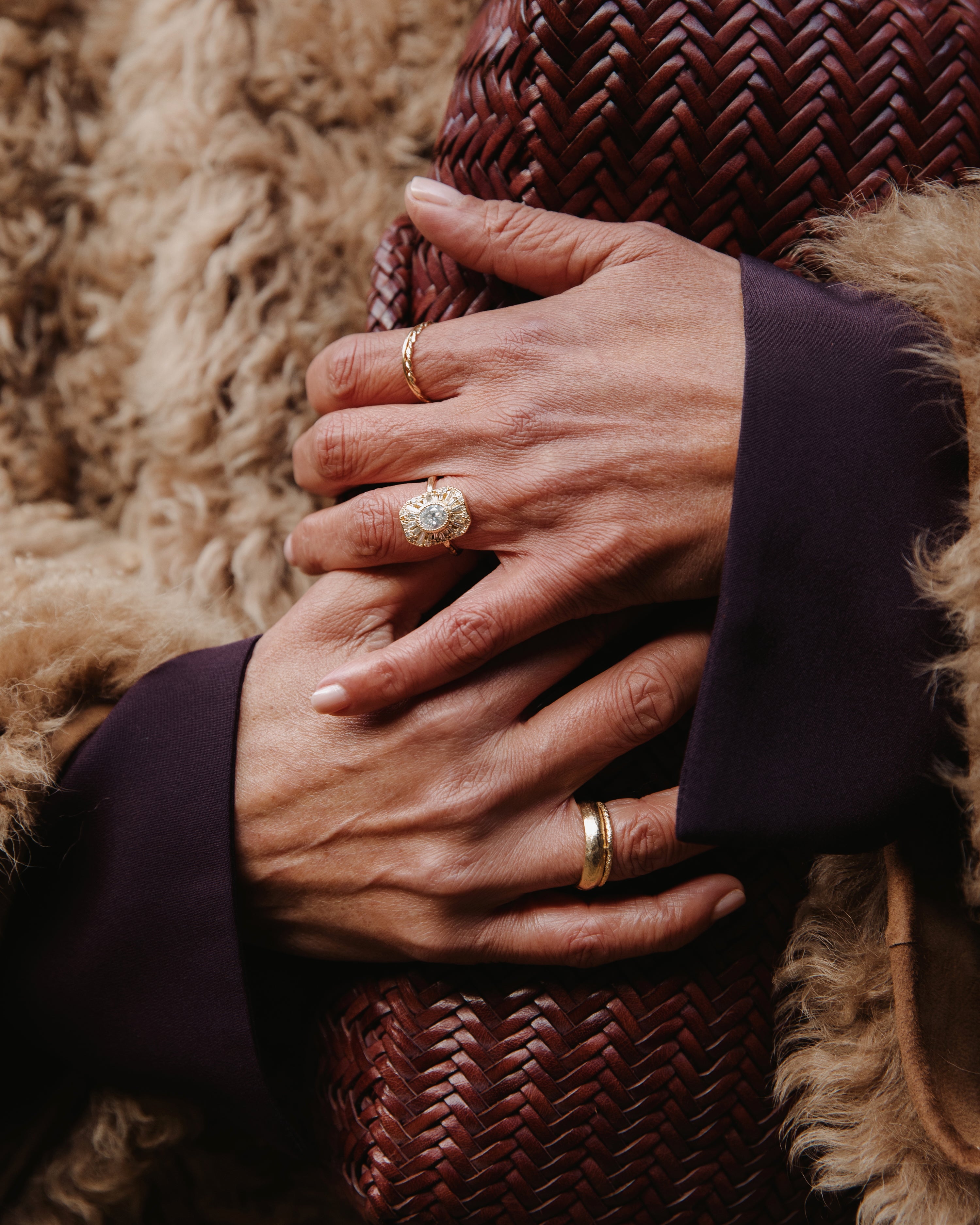 X OOAK White Diamond Legacy Cocktail Ring – ELLIS MHAIRI CAMERON
