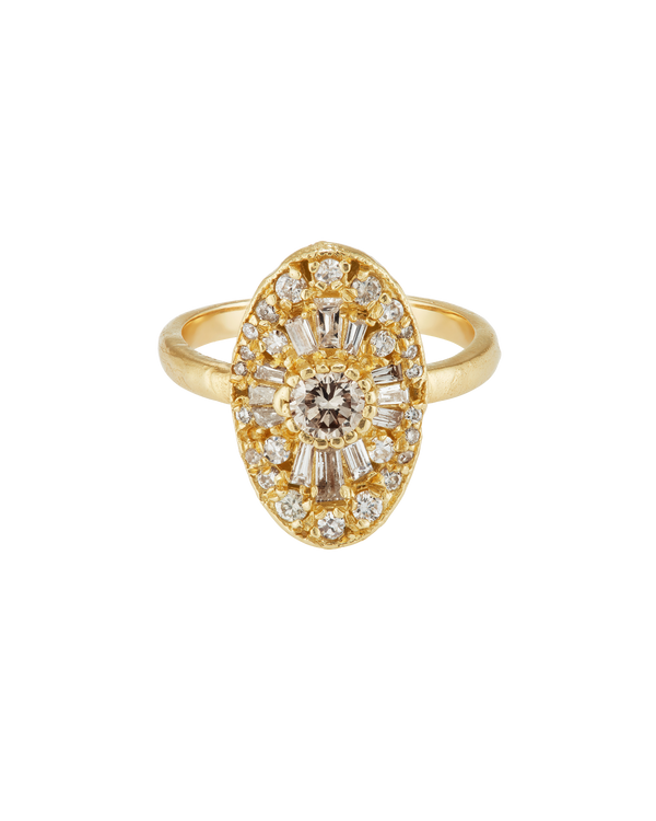 X Oval Scatter Legacy Cocktail Ring