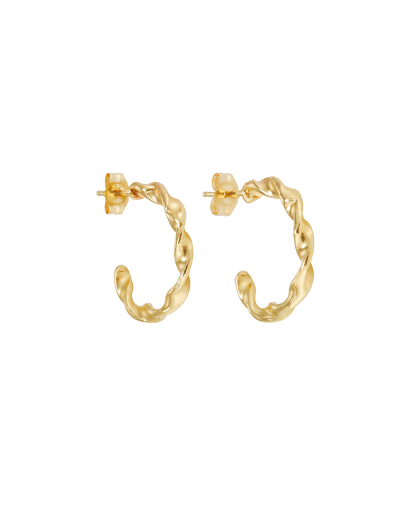 X Twist Hoop Earrings
