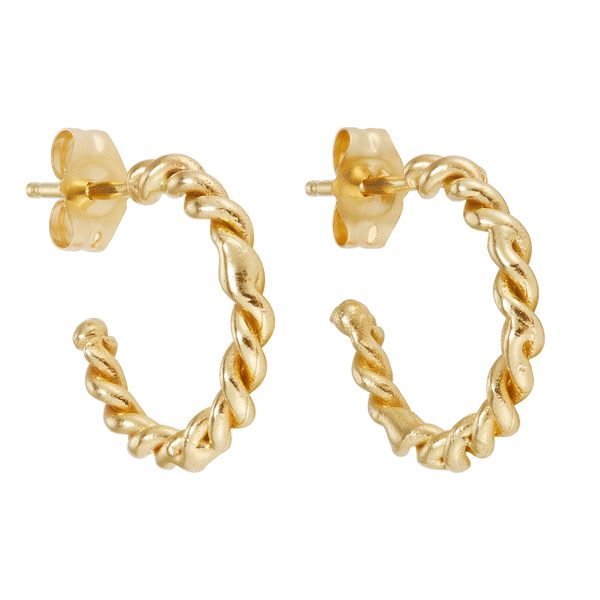 X Wrapped Hoop Earrings