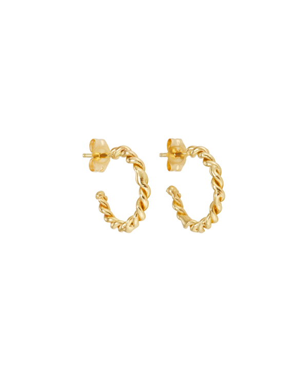 X Wrapped Hoop Earrings