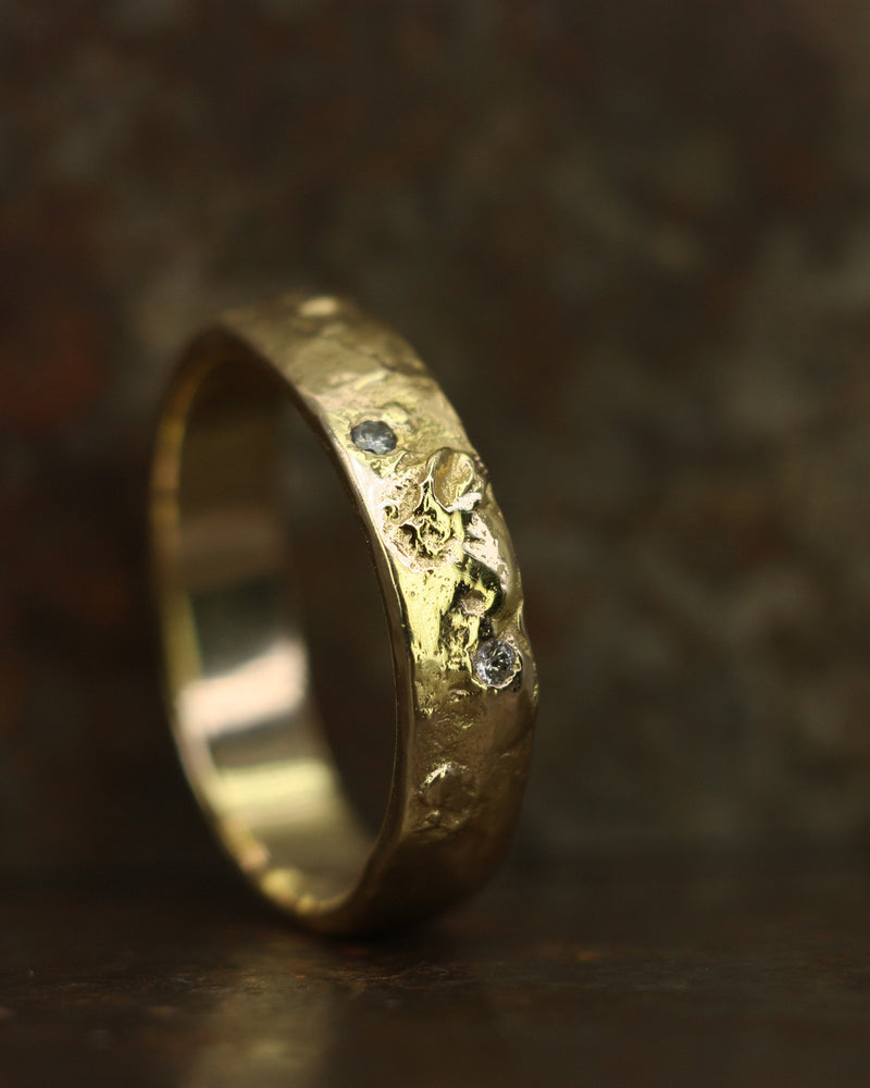 XIX 5mm Salt & Pepper Scatter Ring