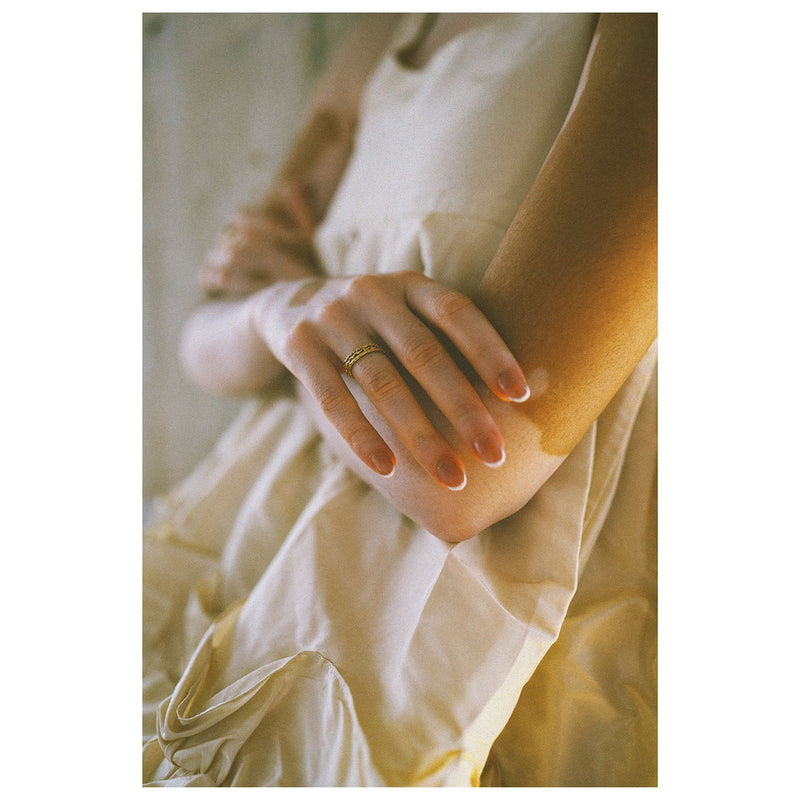LXXXII Wrapped 1mm Gold Band