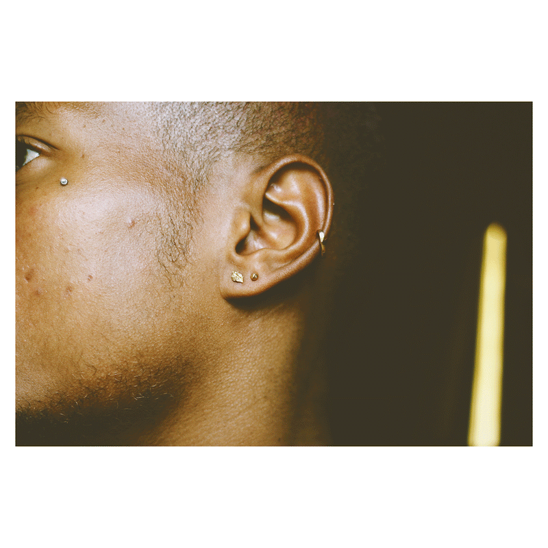 LI Gold Crush Stud Earrings - All Sizes