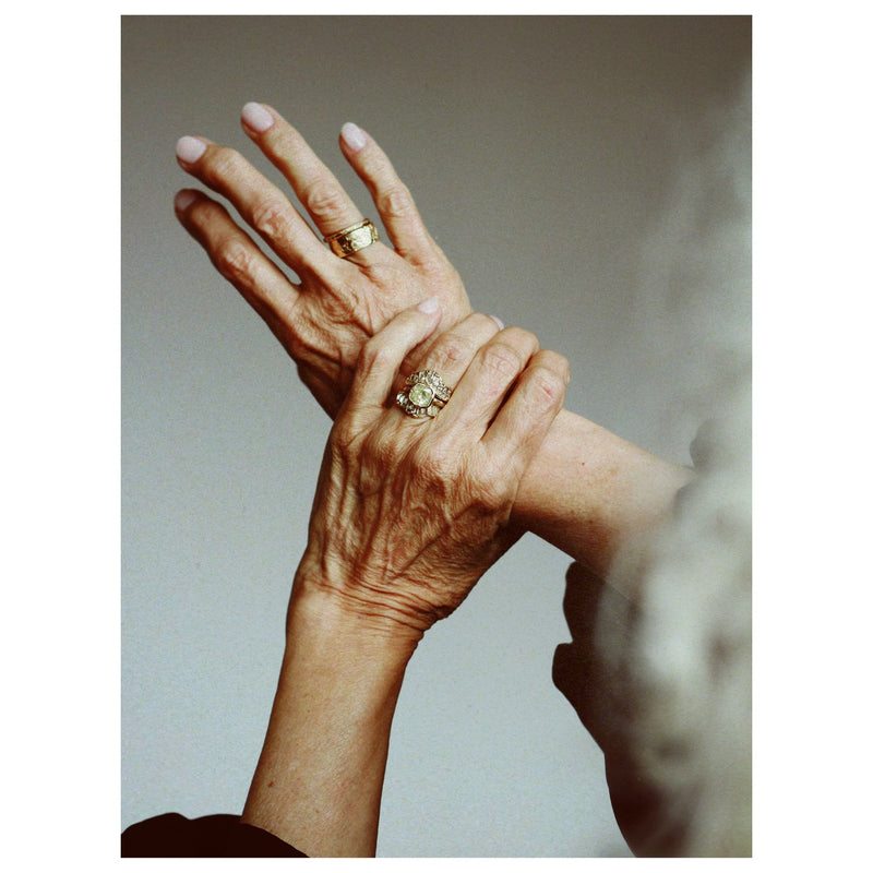 LX Lemon Diamond V Shape Scatter Ring