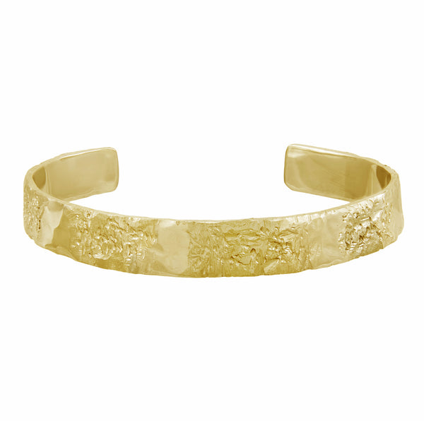 XLVI Wide Gold Cuff Bangle