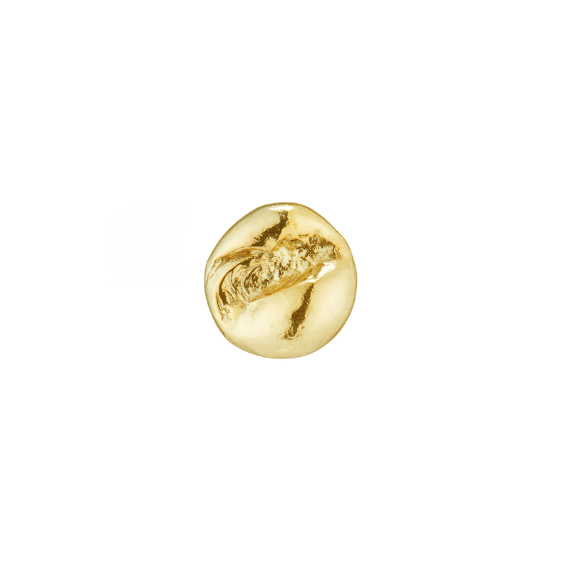 LI Gold Nugget Stud Single Earrings - All Sizes