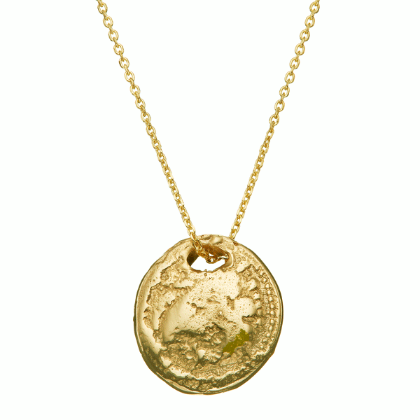 III Gold Pendant Necklace moo