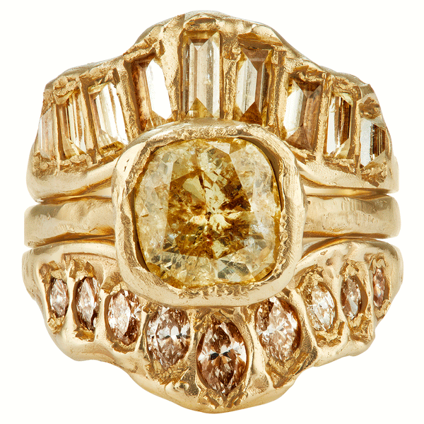 LX Marquise Diamond V Shape Scatter Ring