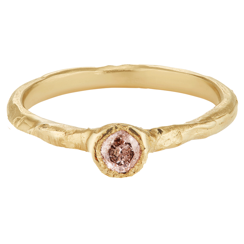 LI 0.4ct Pink Diamond Engagement Ring