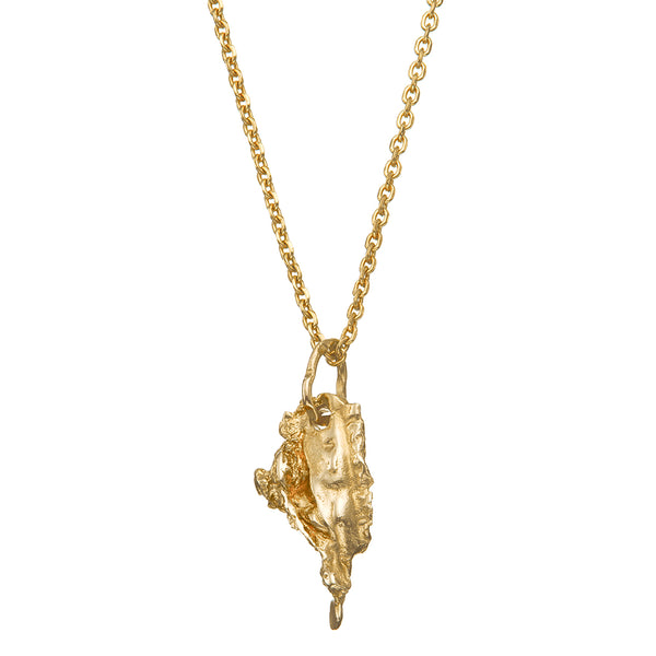 I Shard Gold Pendant Necklace