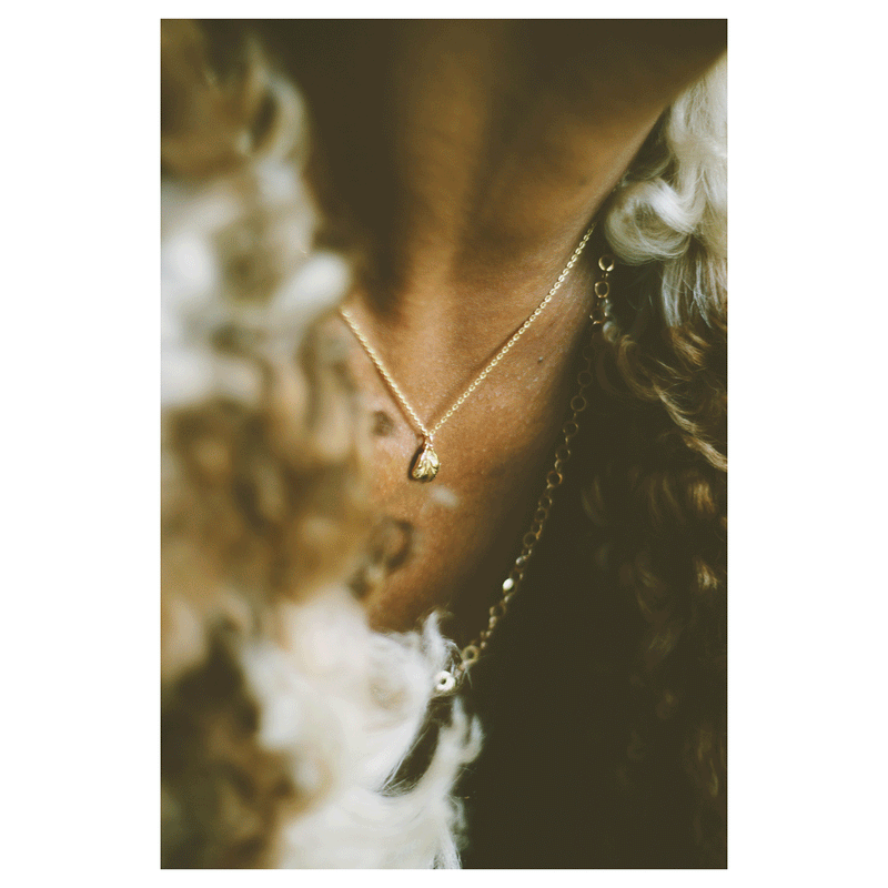 IV Shard Gold Pendant Necklace